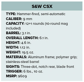 S&W CSX specs