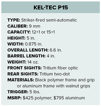 Kel-Tec P15 specs