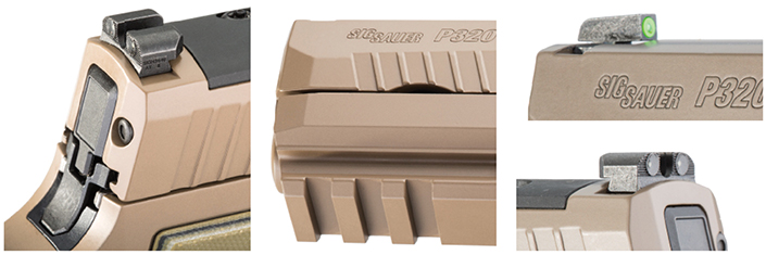SIG Sauer P320 AXG Scorpion’s slide features
