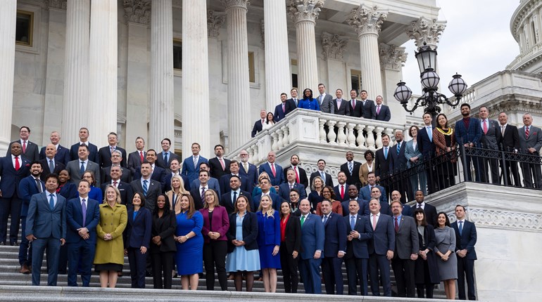The newly elected members of the U.S. Congress