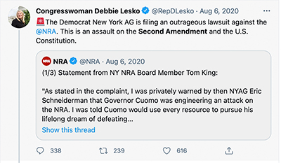 Rep. Debbie Lesko tweet