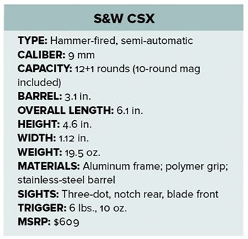 S&W CSX specs