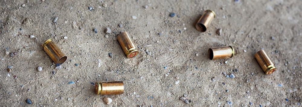 casings on the ground