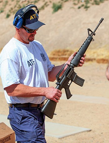 ATF with rifle