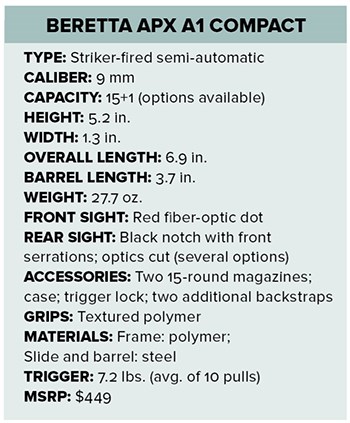 Beretta APX A1 Compact specs