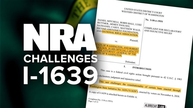 NRA Challenges Washington State Initiative | An Official Journal Of The NRA