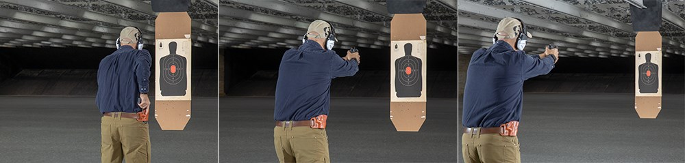 shooting stages at the range