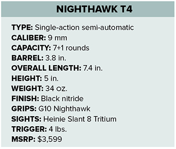 nighthawk t4 specs