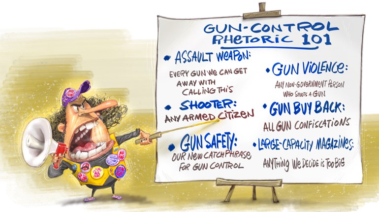 Gun-Control caricature