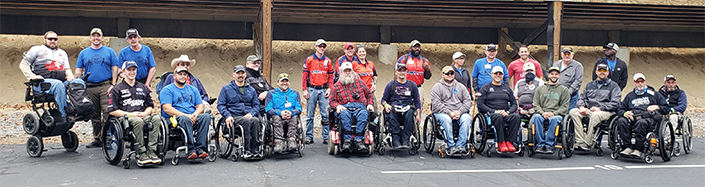 competitors at the 2020 ADSS shooting summit