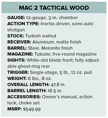SDS MAC 2  Tactical Wood specs