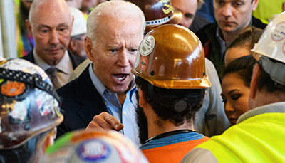 Joe Biden visited the Fiat Chrysler plant