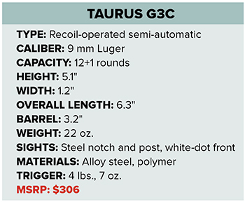 Taurus G3c specs