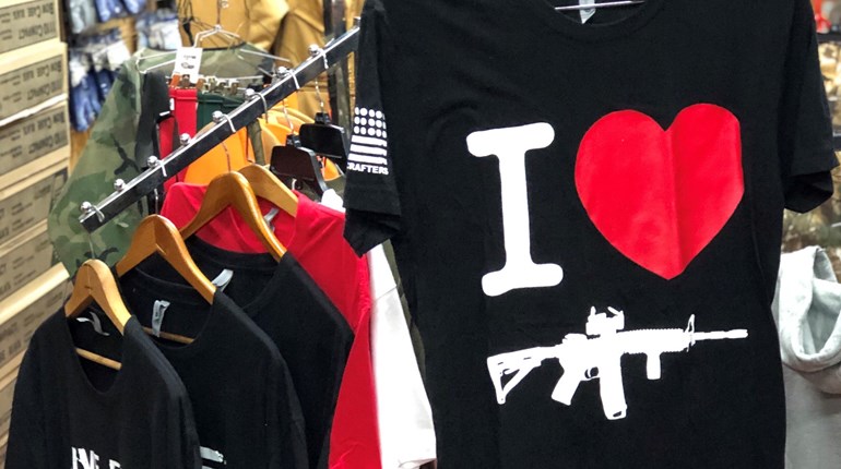 Drawing of AR-15 on T-shirts Gets Patriotic Apparel Business Booted from Connecticut Fair | An Official Journal Of The NRA