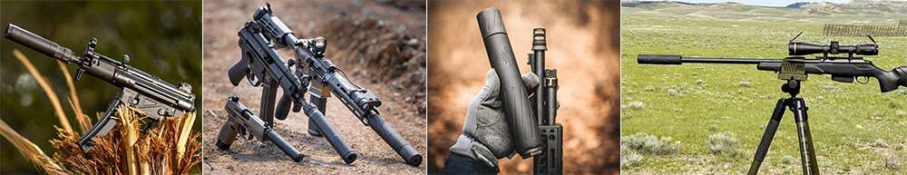 firearms with suppressors