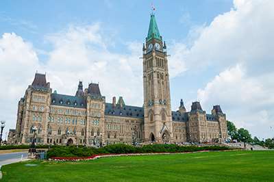 The Canadian Parliament  building, Ottawa